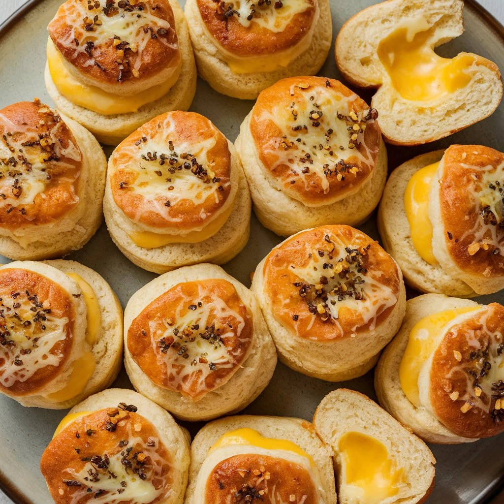 Pillsbury Biscuit Garlic Butter Cheese Bombs