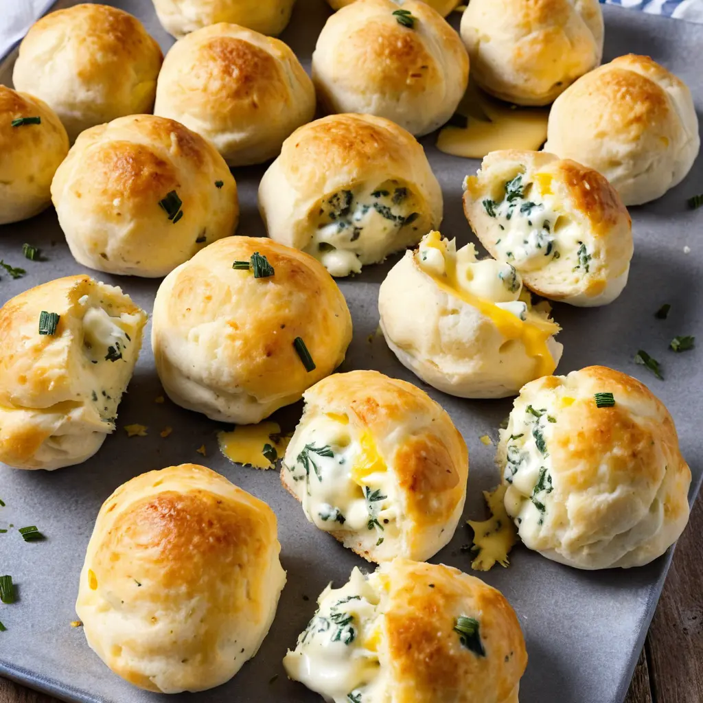 Pillsbury Biscuit Garlic Butter Cheese Bombs