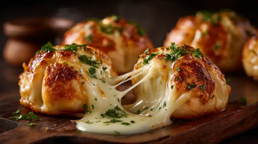 Pillsbury Biscuit Garlic Butter Cheese Bombs recipe
