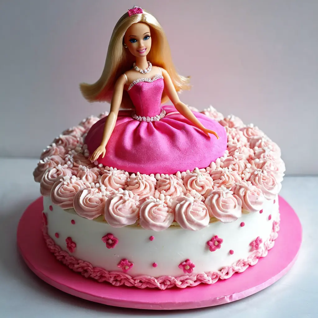 How to make Barbie cake without pan