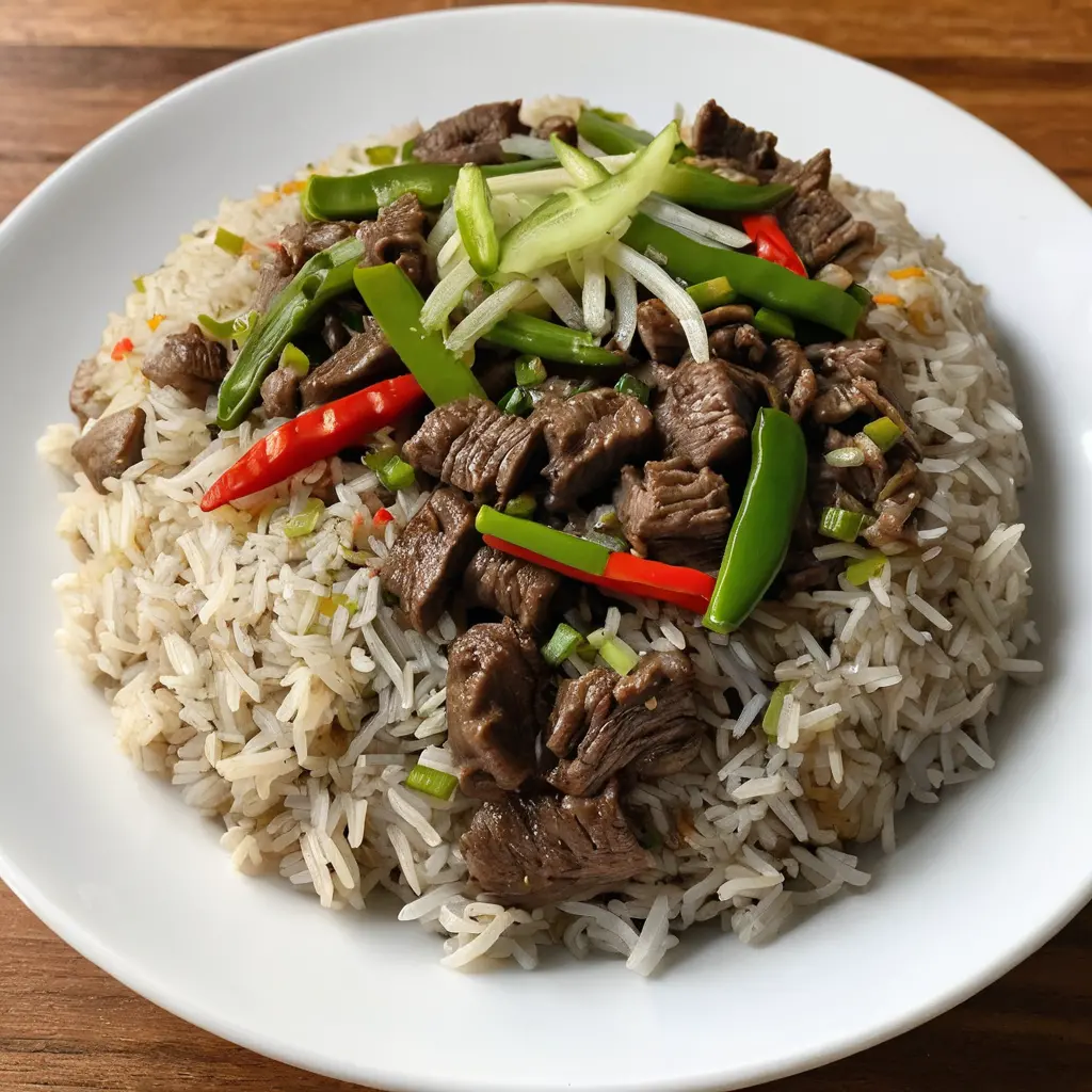 Beef Pepper Rice