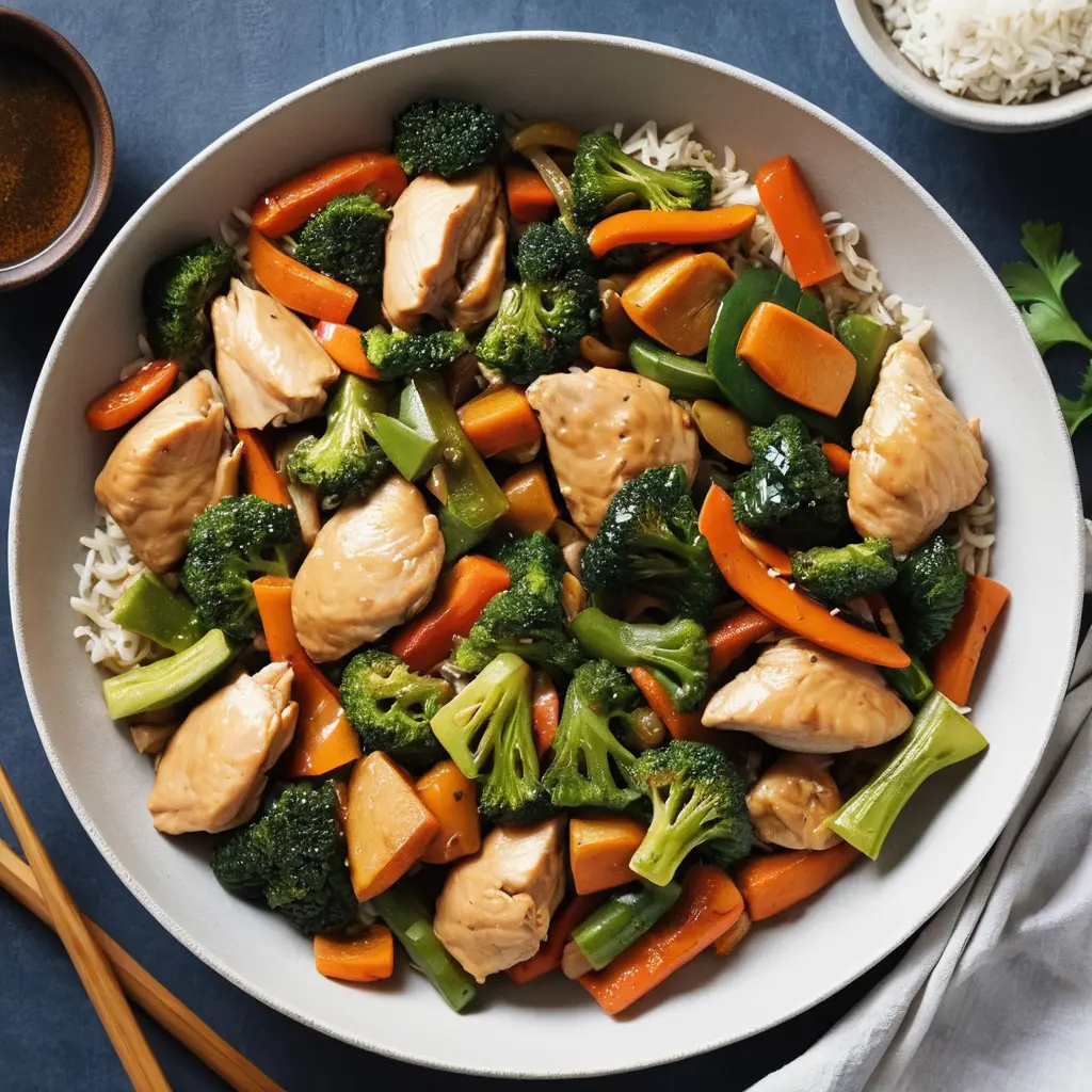 CHICKEN WITH VEGETABLES