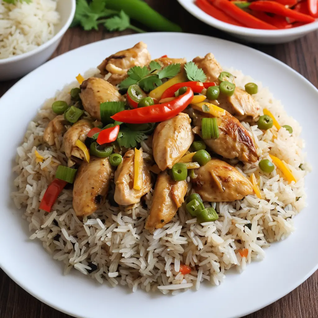 Chicken Pepper Rice