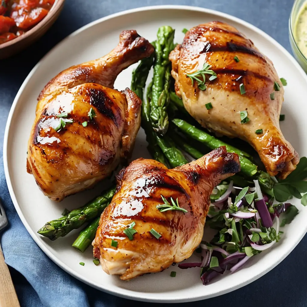 Classic Herb-Infused Grilled Chicken Thighs