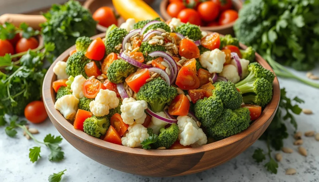 broccoli cauliflower salad recipe