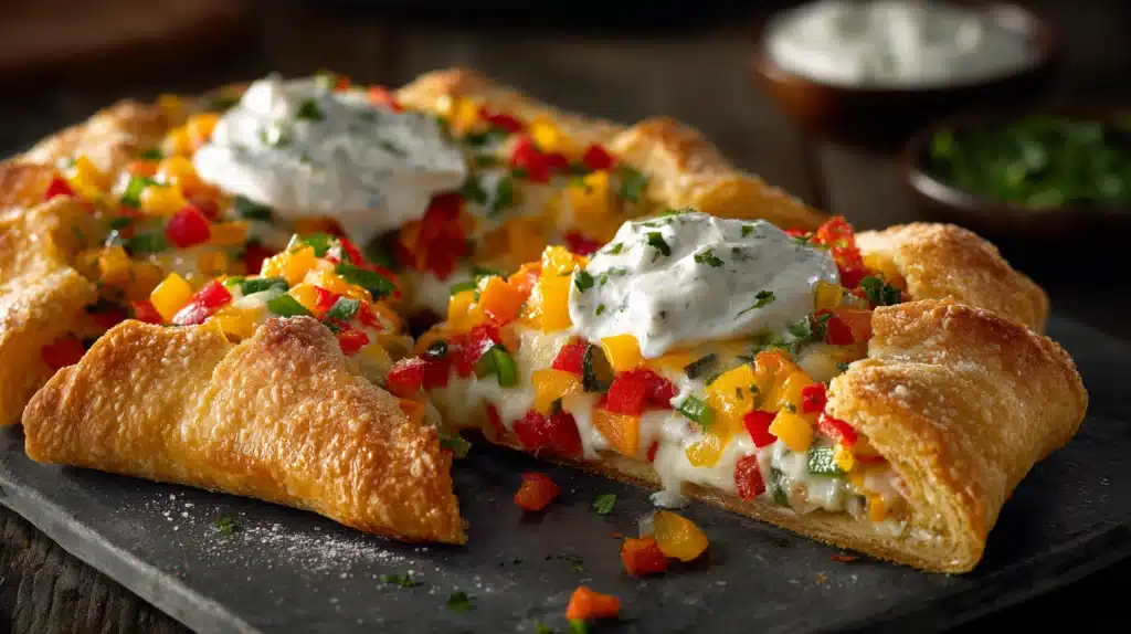 easy Crescent Roll Pizza