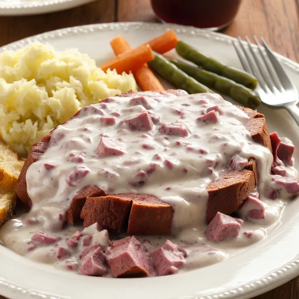 how to make chip beef gravy