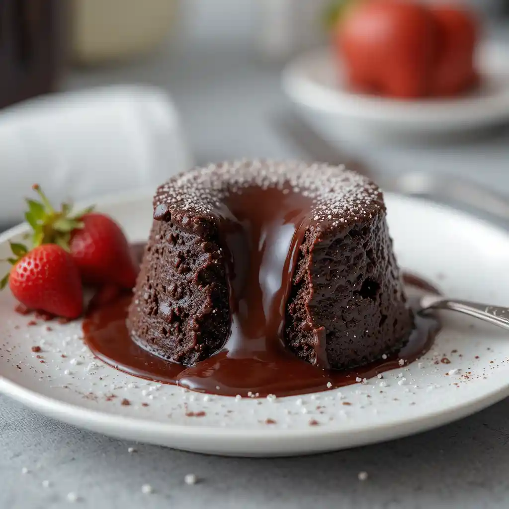 CHOCOLATE LAVA CAKES