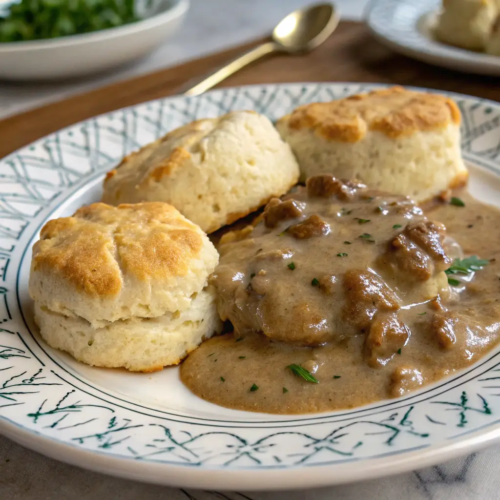 Gluten Free Biscuits and Gravy: A Comfort Dish From My Heart to Yours 2 gluten free biscuits and gravy