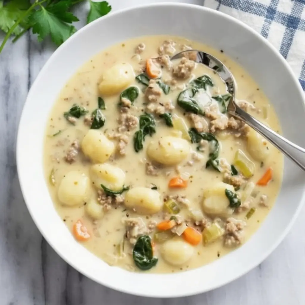 Sausage Gnocchi Soup recipe