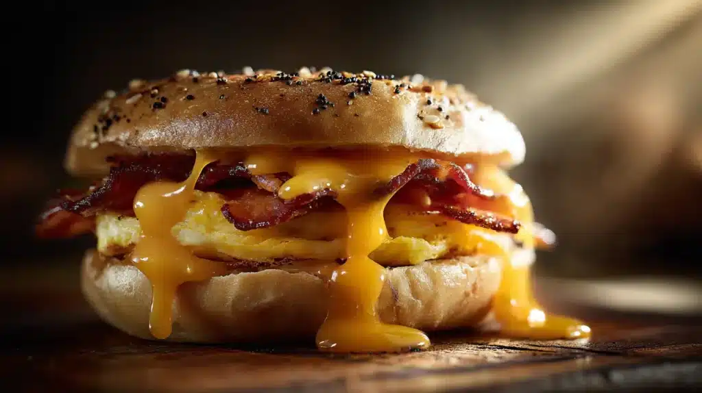 Bacon Egg and Cheese Sandwich recipe