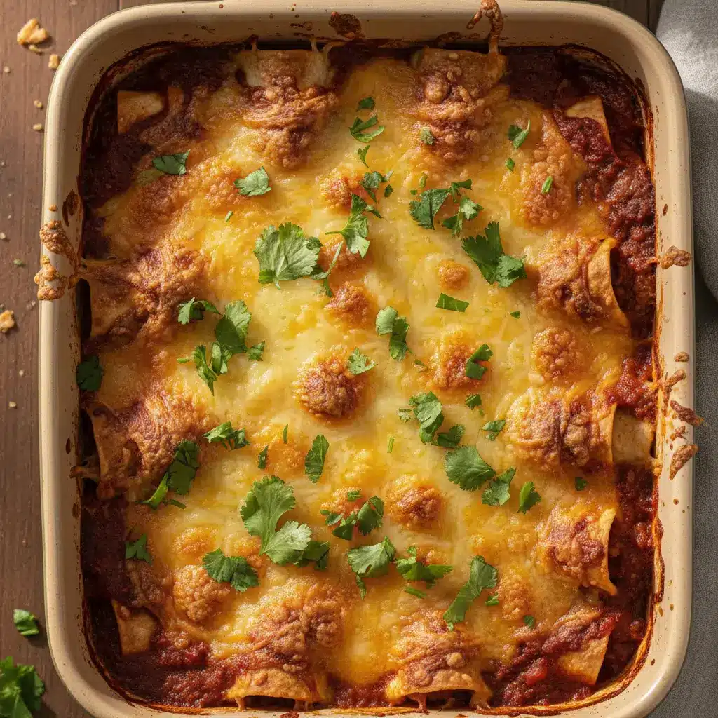 Beef Enchilada Casserole recipe