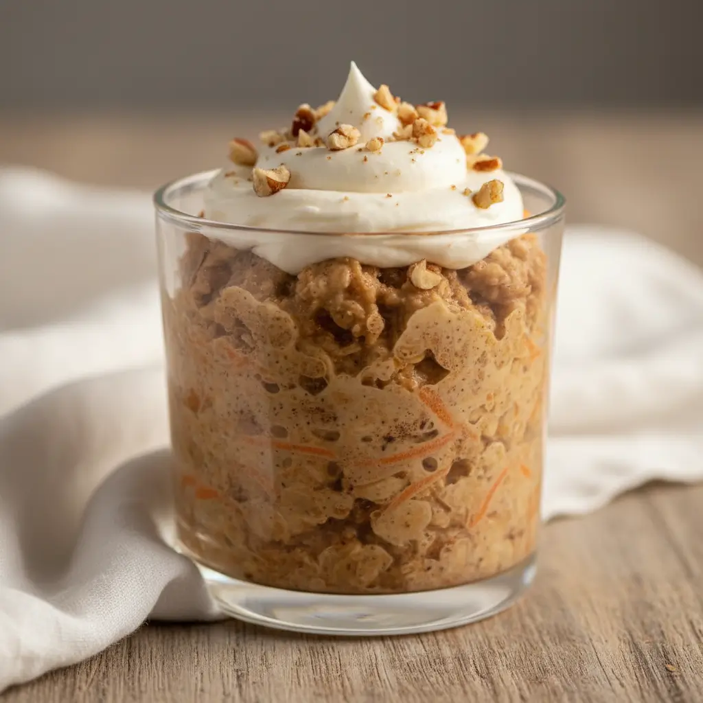 Carrot Cake Overnight Oats recipe