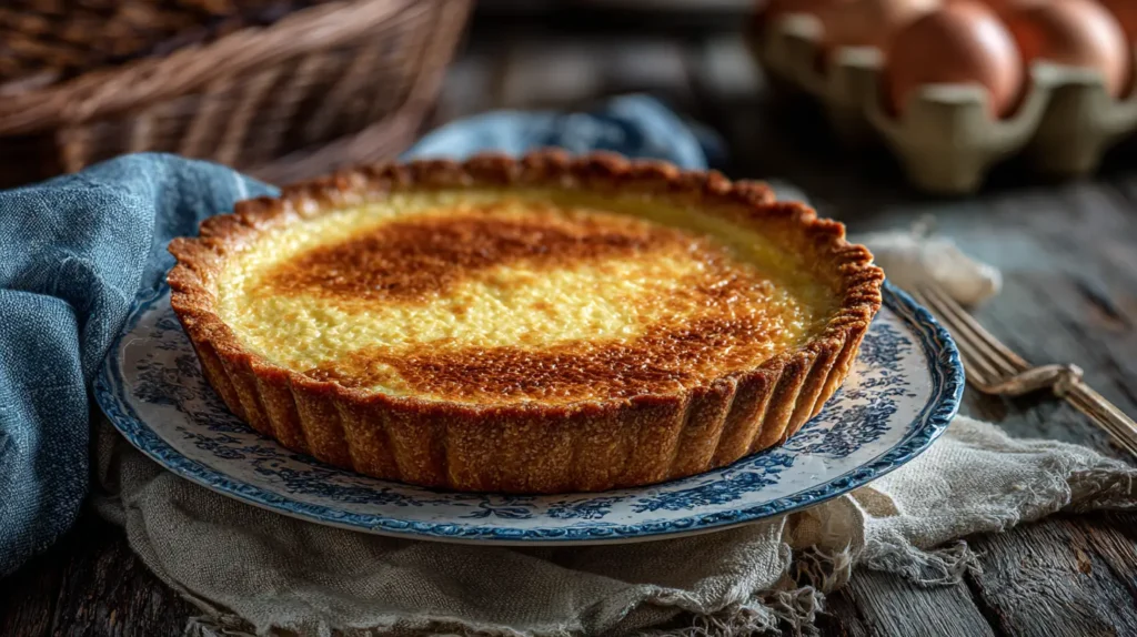 Egg Custard Pie recipe
