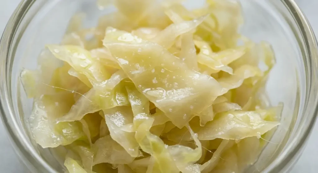 Easy Fermented Cabbage (Sauerkraut) 5 Fermented Cabbage recipe