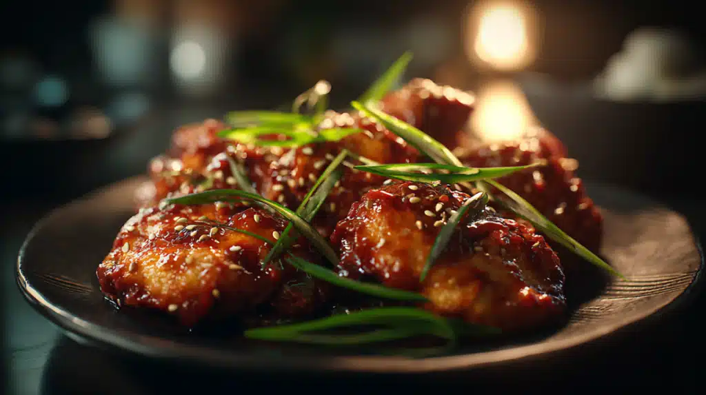 Gochujang chicken SERVING