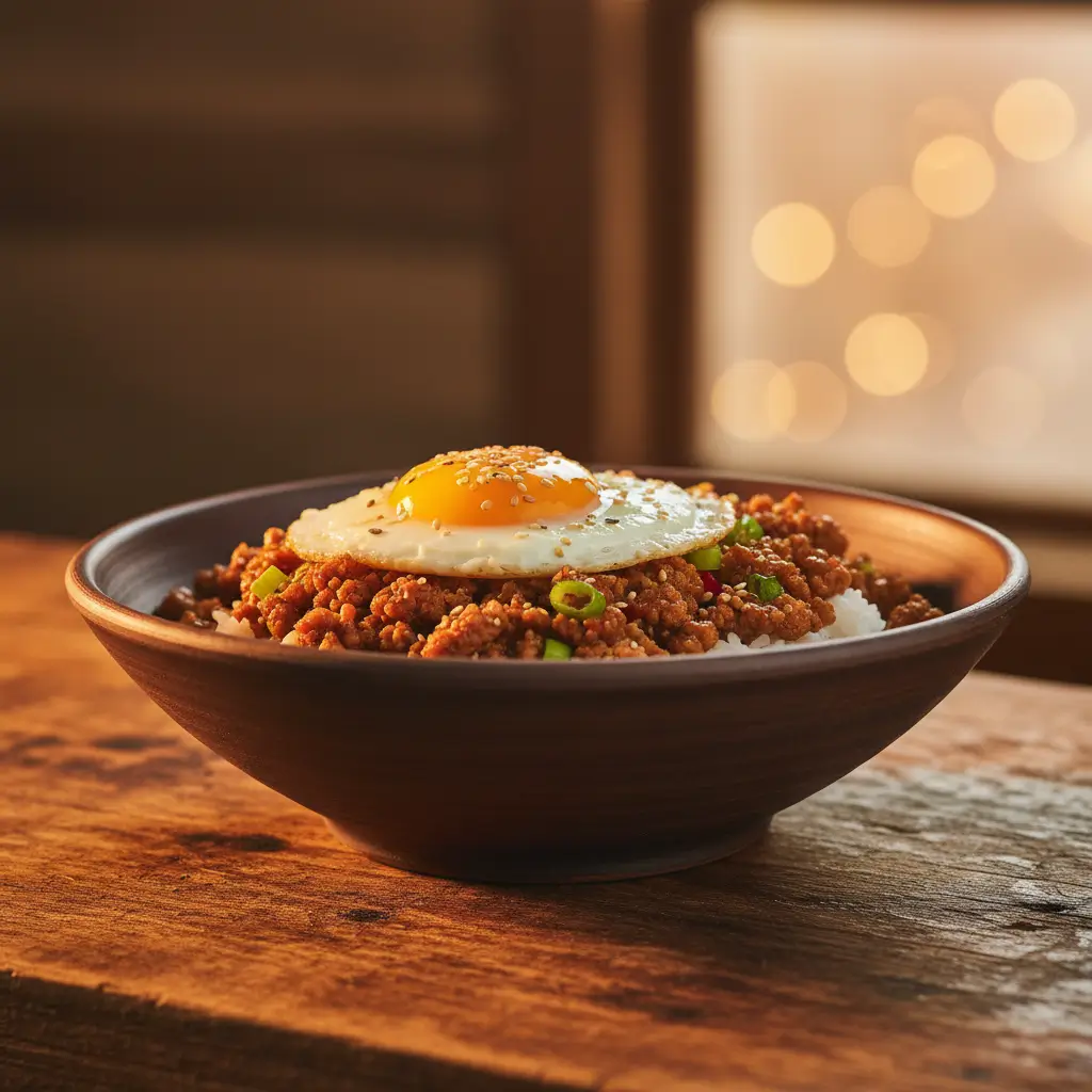 Ground Turkey Korean Rice Bowls RECIPE
