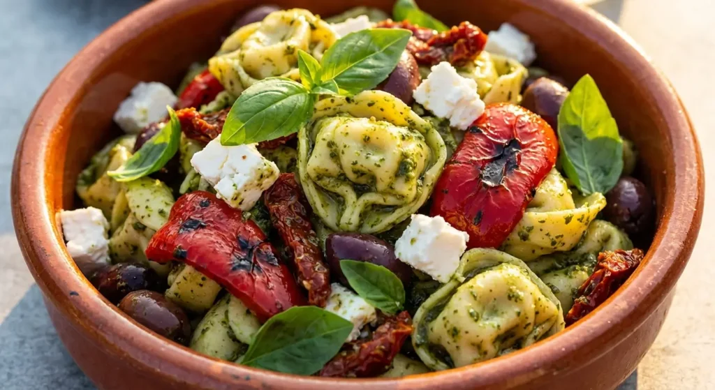 Mediterranean Tortellini Salad recipe