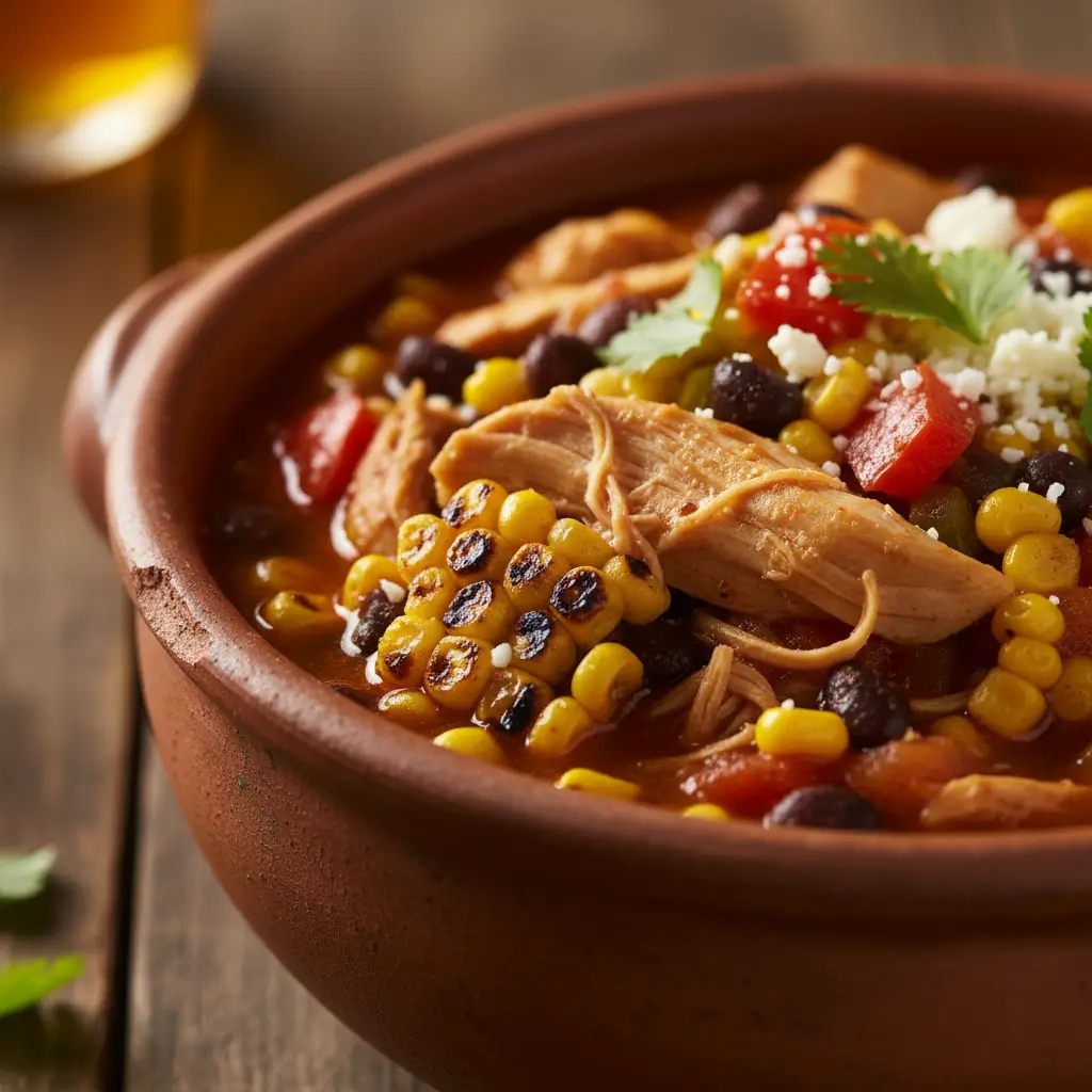 Mexican Chicken and Corn Stew recipe