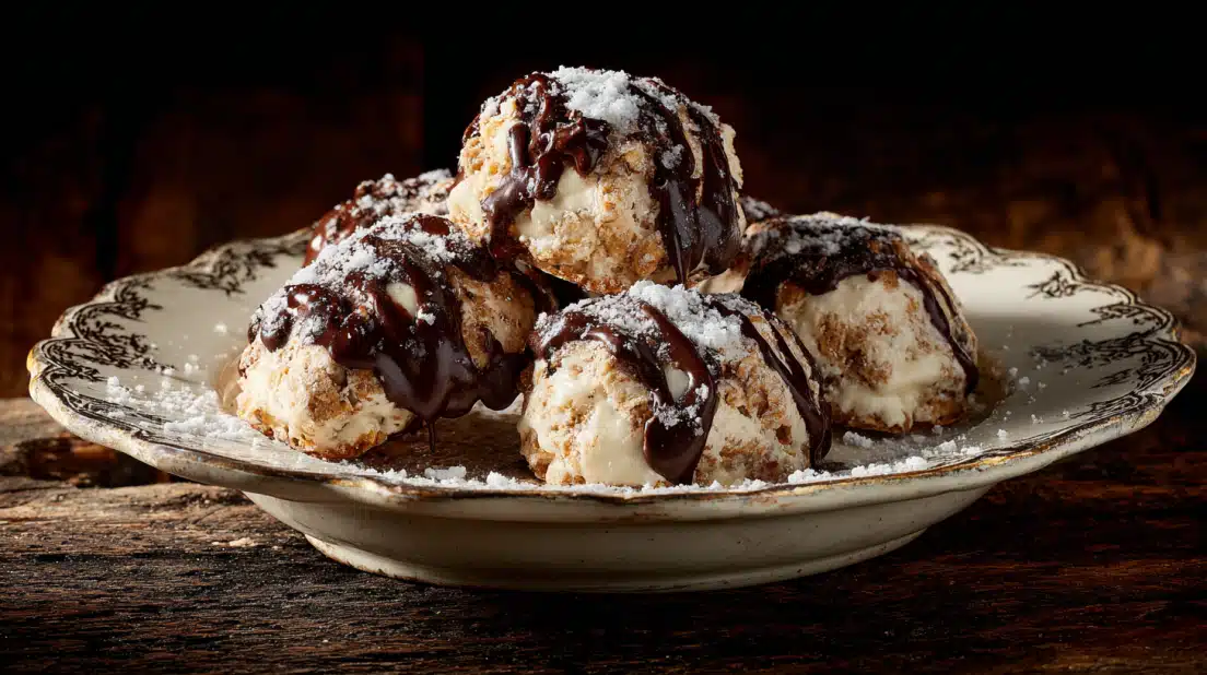 No bake avalanche cookies made with white chocolate, peanut butter, and crispy cereal.