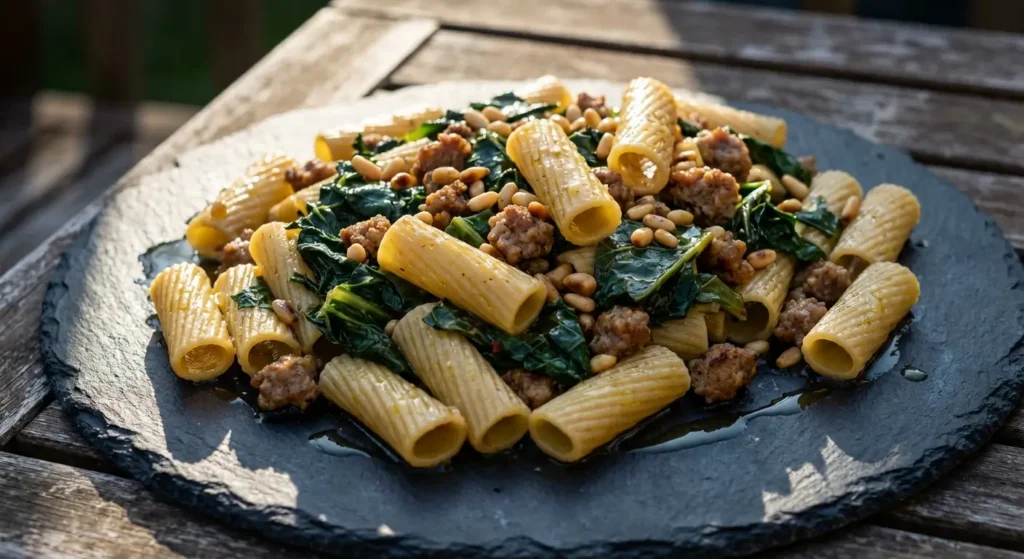 Rigatoni Chard Toss RECIPE