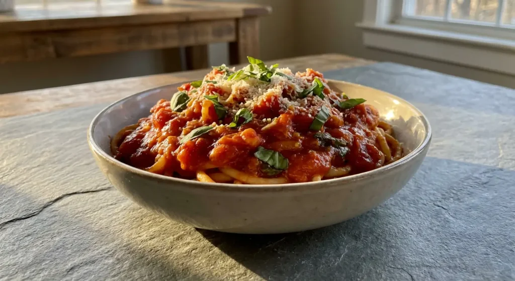 Sausage and Spinach Pasta spaghetti