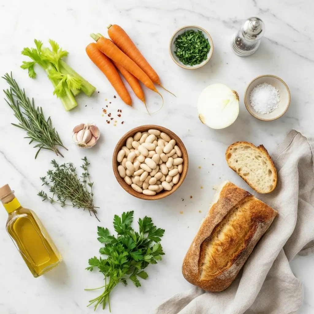 Tuscan White Bean Soup: An Amazing Ultimate Recipe 5 Tuscan White Bean Soup ingredients