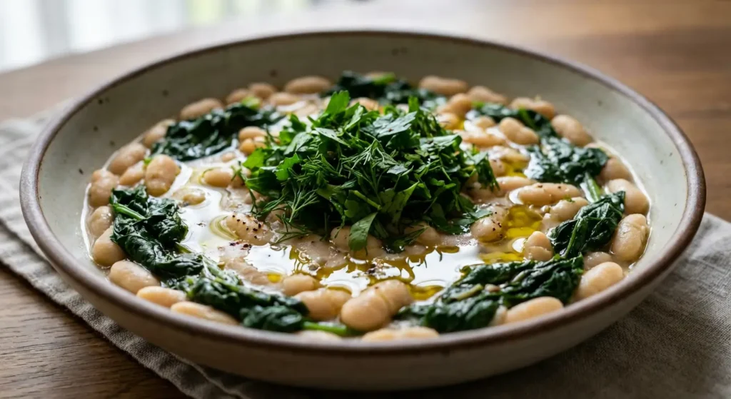 White Beans and Spinach recipe