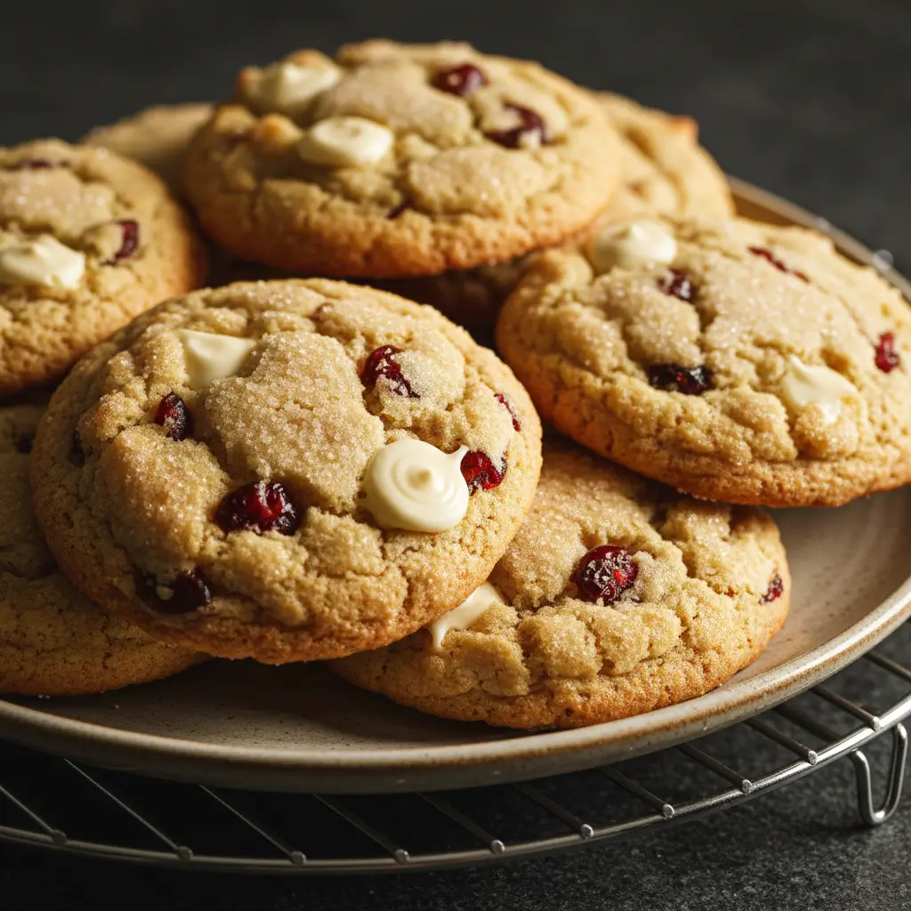 White Chocolate Cranberry Cookies