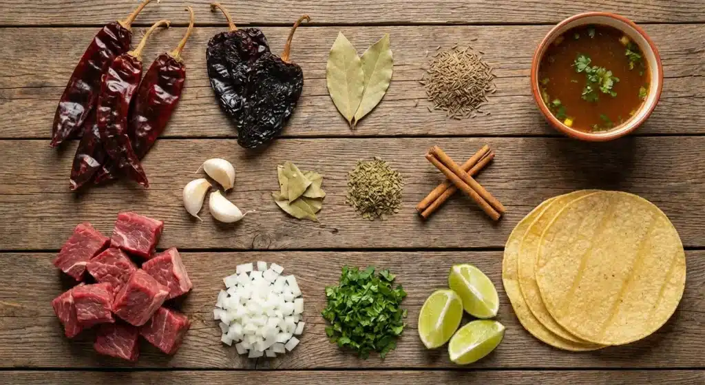 Quick and Easy Birria Tacos: The Ultimate Comfort Food 2 birria tacos ingredients