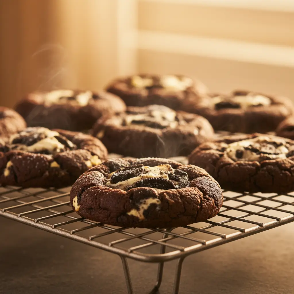 Oreo Cheesecake Cookies (Quick and Easy) 6 chocolate Oreo Cheesecake Cookies
