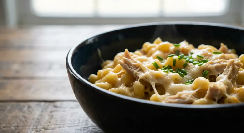 Creamy Chicken Mac and Cheese Recipe for Quick Family Dinners 5 creamy Chicken Mac and Cheese
