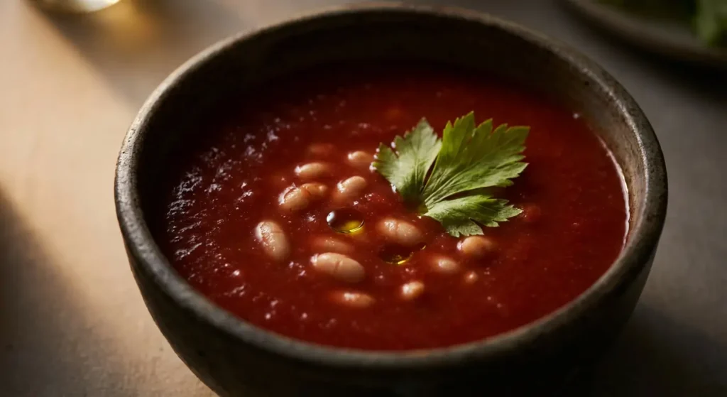 easy Bloody Mary Soup with Beans