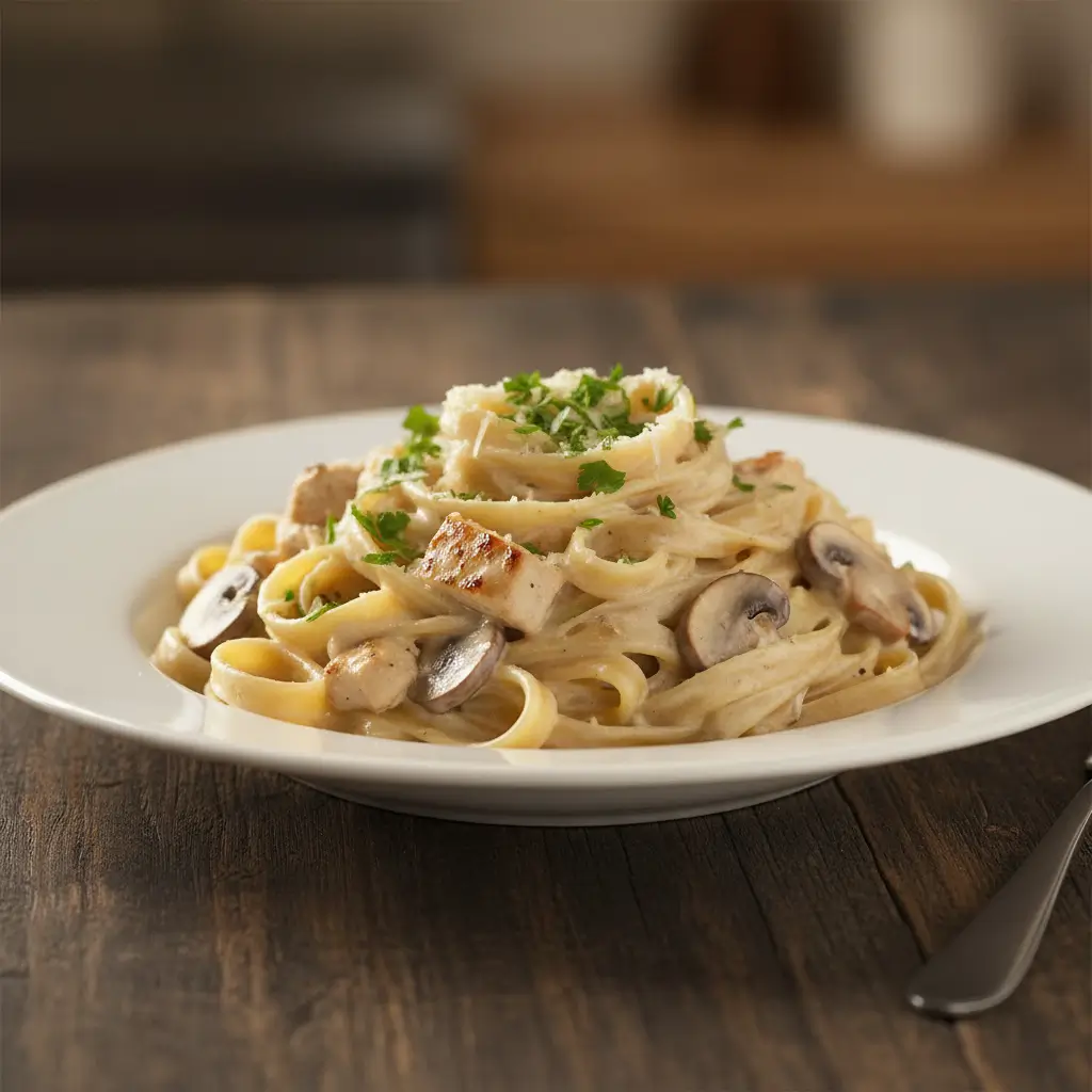 easy Chicken Fettuccine Alfredo