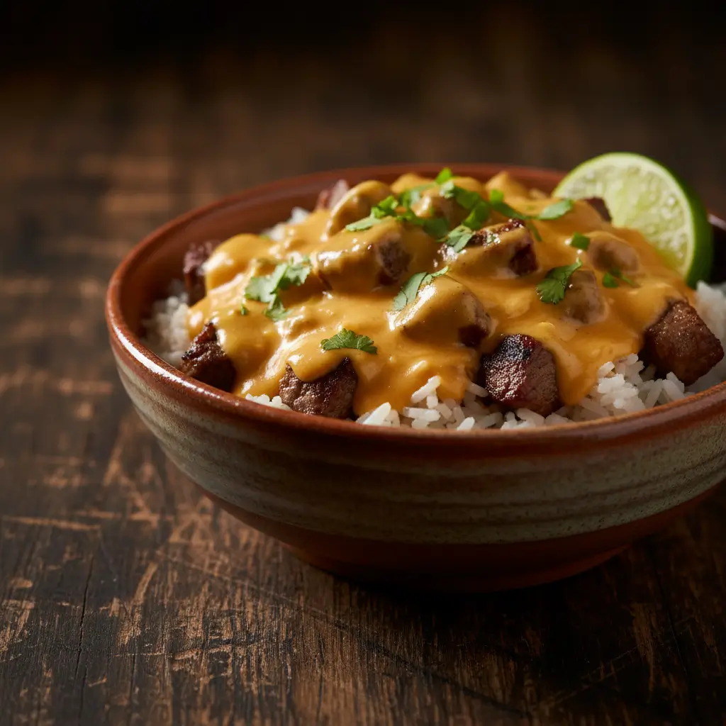 Best Steak Queso Rice 6 easy Steak Queso Rice