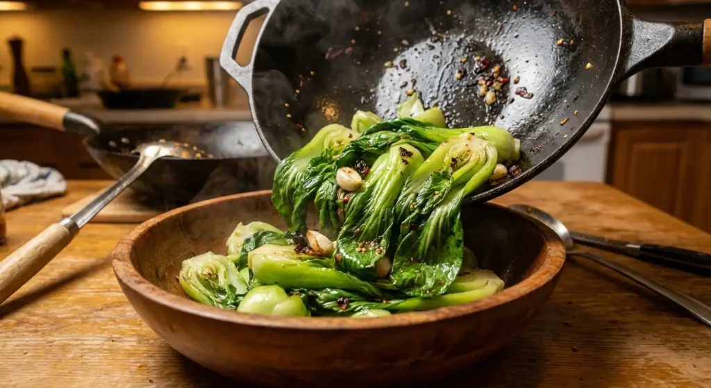 sautéed bok choy RECIPE