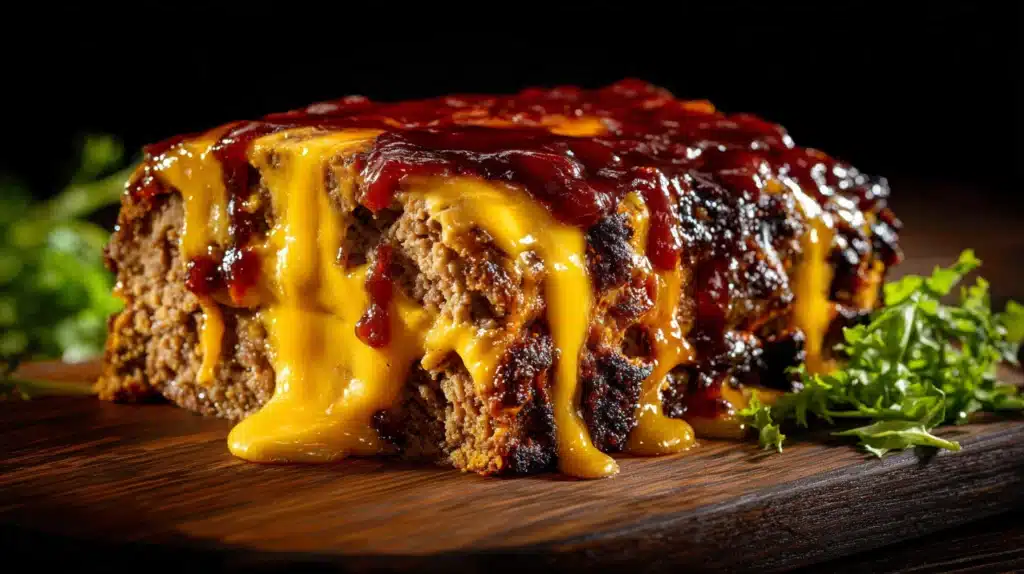 Beef Cheeseburger Meatloaf recipe