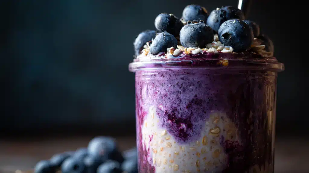 Blueberry Overnight Oats recipe
