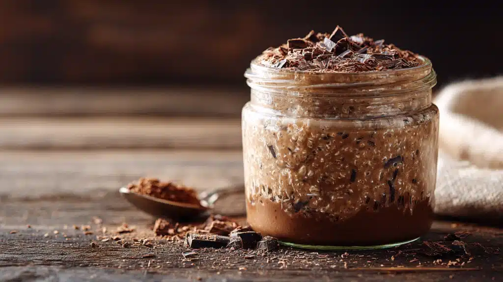 Brownie Batter Overnight Oats recipe