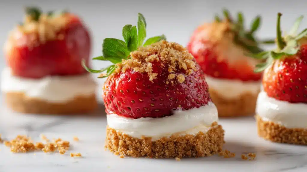 Cheesecake-Stuffed Strawberries recipe