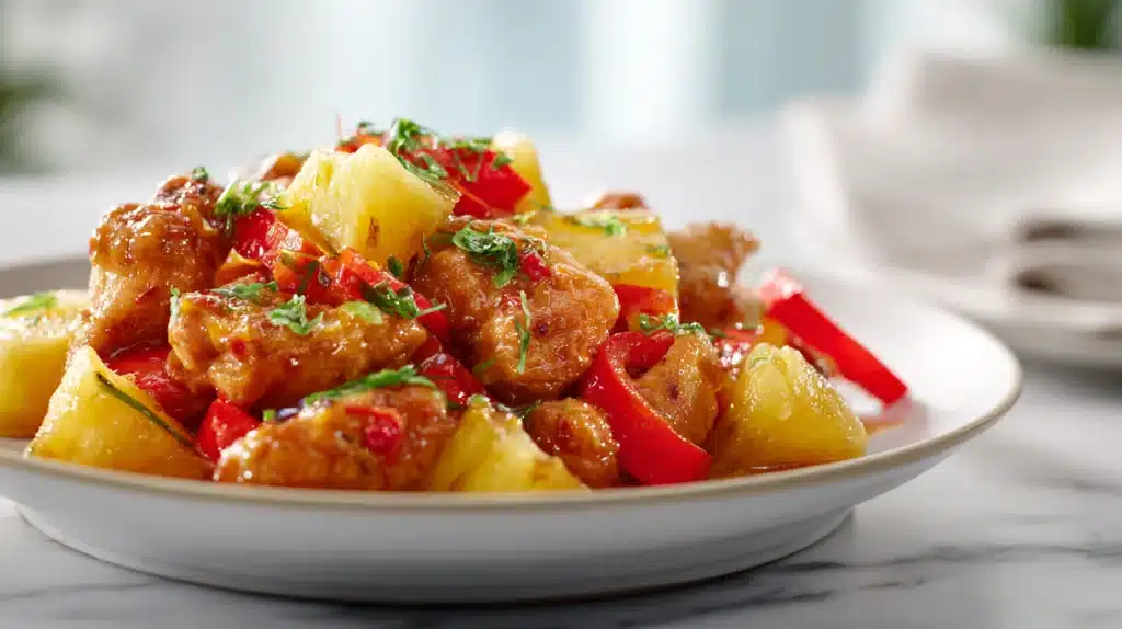 Sweet Hawaiian Chicken Dish 5 Hawaiian Chicken Dish recipe