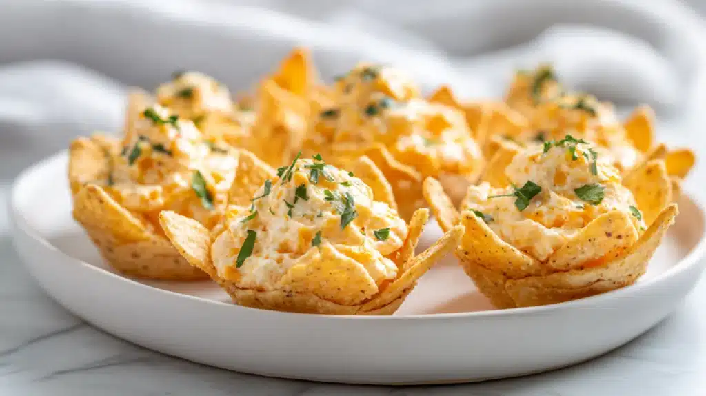 Iowa party bites made with seasoned meat and cheese baked until golden on a platter