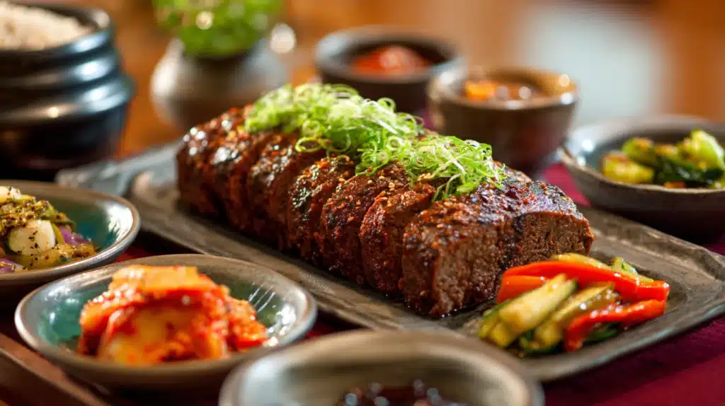 Korean BBQ Meatloaf  recipe