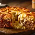Mac and Cheese Meatloaf Casserole 1024x574 1