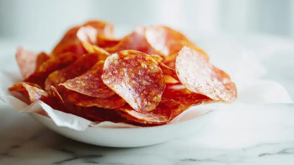Pepperoni Chips recipe