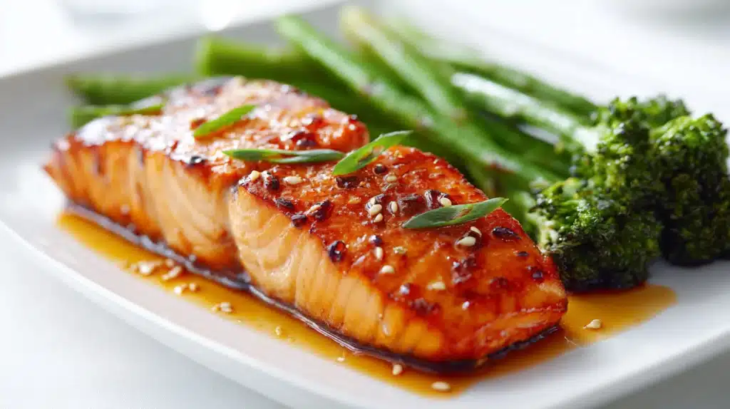 Soy Glazed Salmon 5 glazed salmon with soy sauce