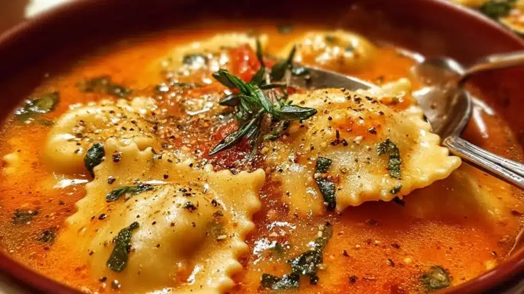 21 Best Soup Recipes For an Excited Winter 15 Tuscan Ravioli Soup recipe
