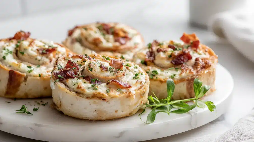 Crack Chicken Pinwheels with Bacon, Ranch and Cheese 6 easy Crack Chicken Pinwheels