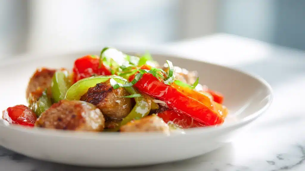 Easy Crockpot Sausage and Peppers 6 easy Crockpot sausage and peppers