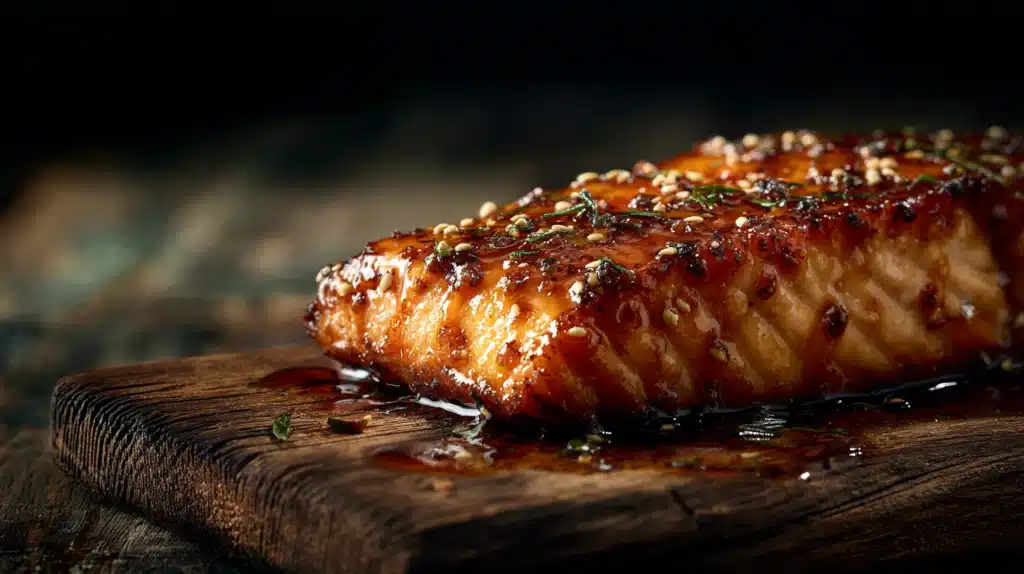easy Honey Garlic Glazed Salmon
